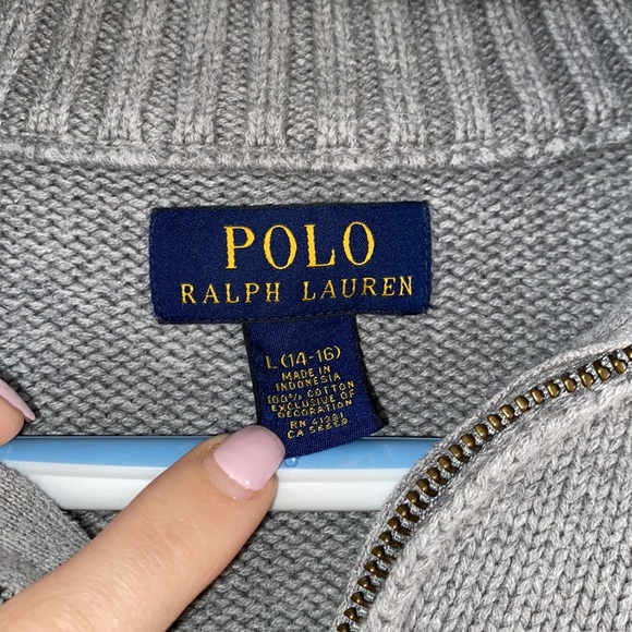 Polo Ralph Lauren quarter zip sweater - Picture 2 of 2